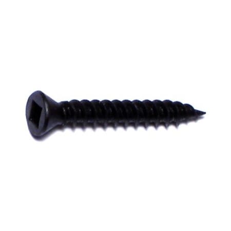Buildright Drywall Screw, #6 x 1 in, Steel, Trim Head Square Drive, 357 PK 08839